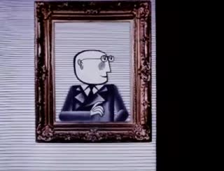 Человек в рамке